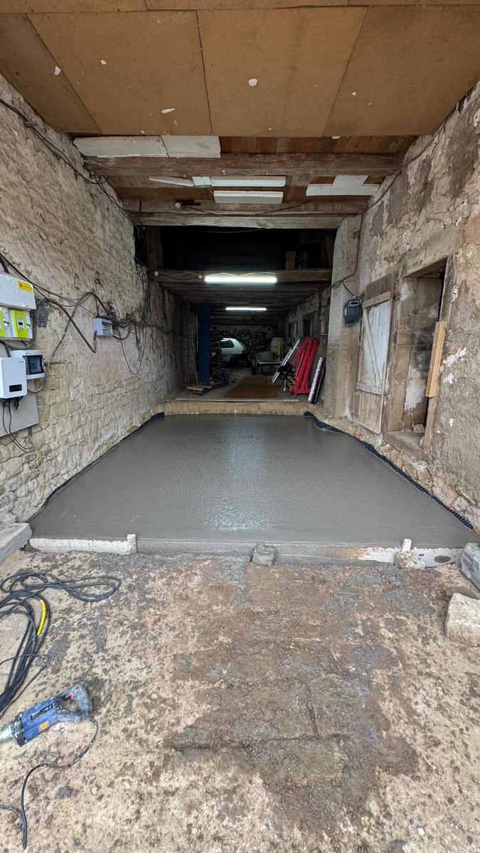 Coulage de dalle béton